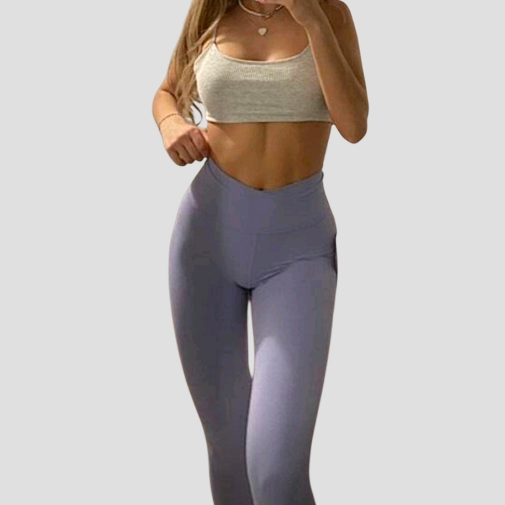 Popular Butter High-Waisted Lavender Leggings - Picture 2 of 10